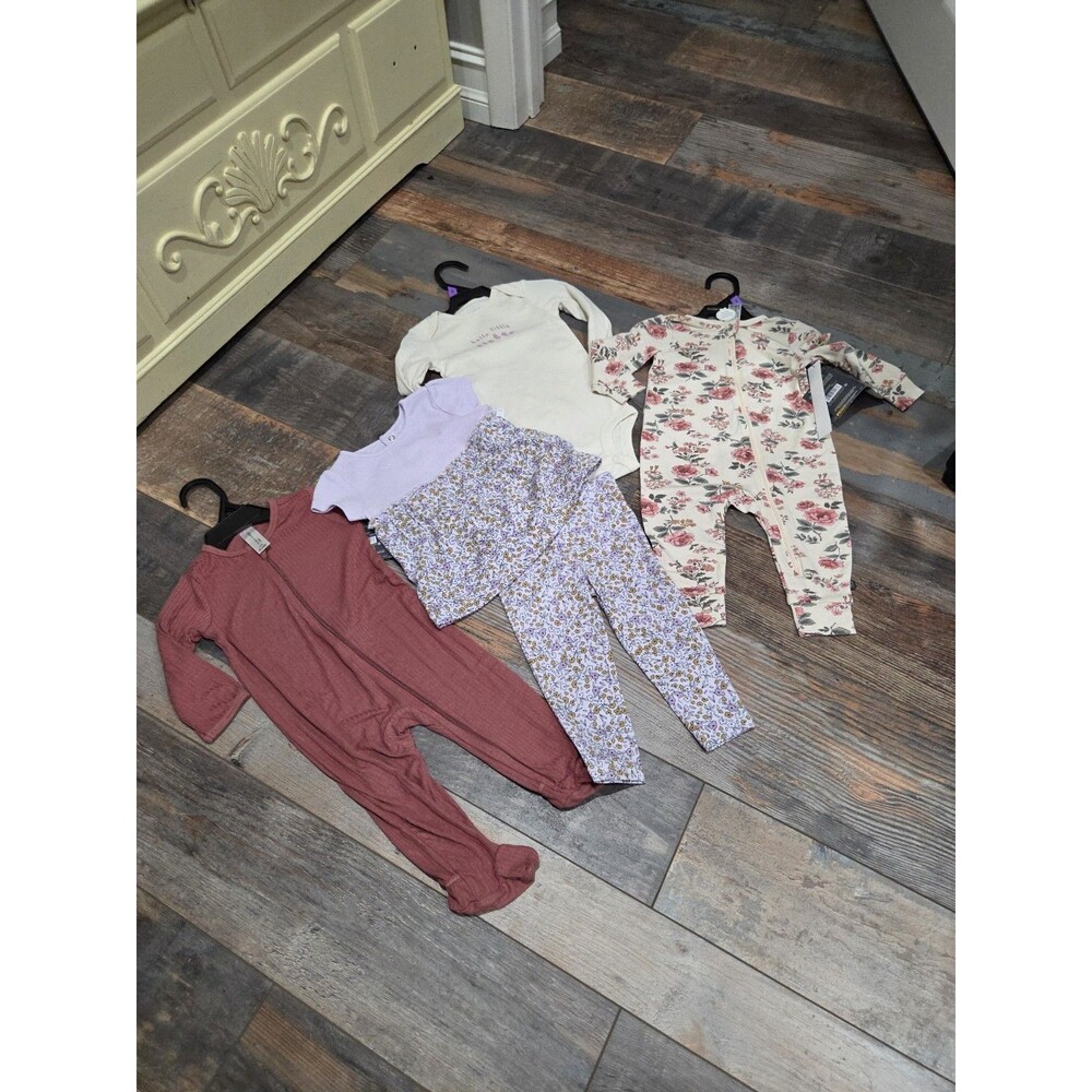 NWT Lot Of 5 Piece Outfits Starter Kit Sizes Range Baby Girl Bundle B22